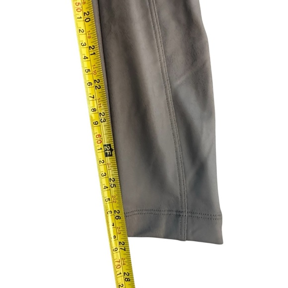 Athleta Delancey Gleam Moto Tight Leggings ribbed grey Zip ankle size XXS - Picture 10 of 11